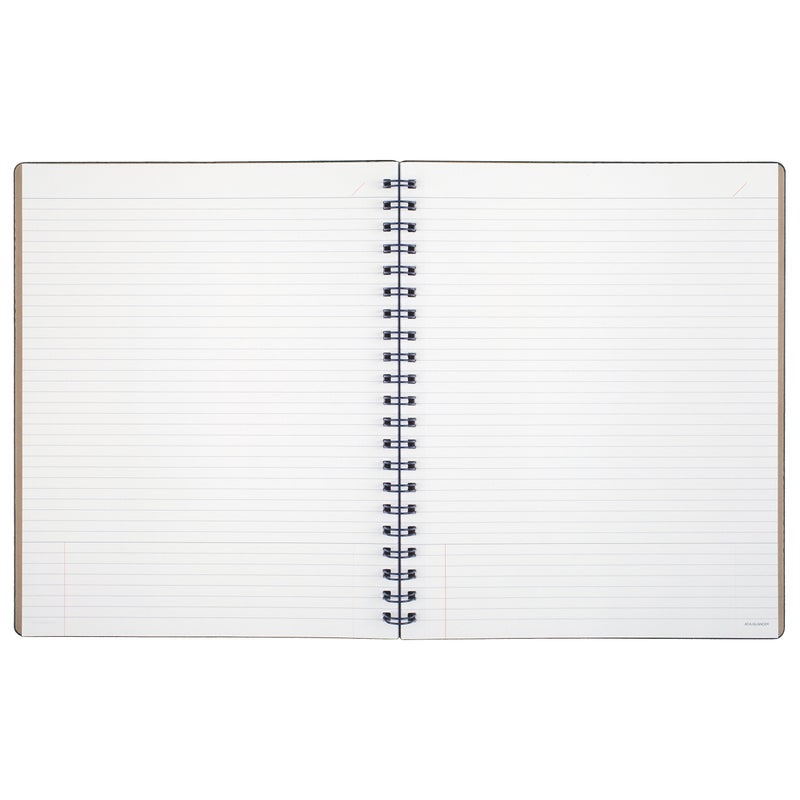 AT-A-GLANCE Notebook, Twinwire, Ruled, 80 Sheets, 11 x 8-1/4", Collection, Tan/Blue (YP14307) - Image 3